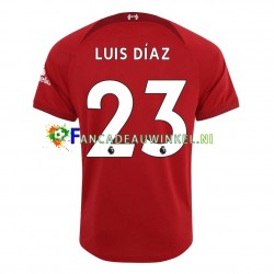 Liverpool Wedstrijdshirt met Korting Luis Diaz 23 Thuis Heren 2022-23 Korte Mouw