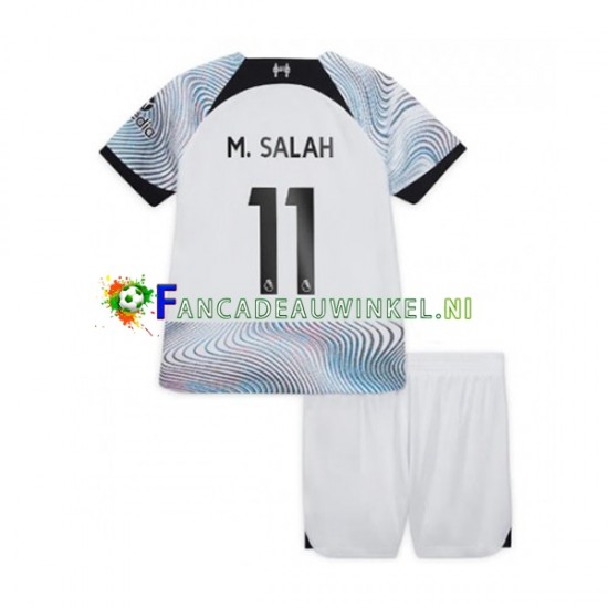 Liverpool Wedstrijdshirt met Korting M.Salah 11 Uit Kind 2022-23 Korte Mouw