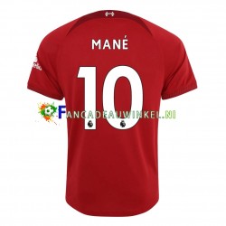 Liverpool Wedstrijdshirt met Korting Mane 10 Thuis Heren 2022-23 Korte Mouw