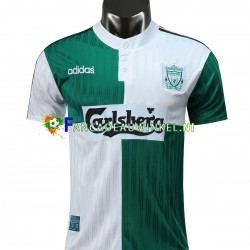 Liverpool Wedstrijdshirt met Korting 1995 Retro Uit Heren Korte Mouw