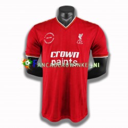 Liverpool Wedstrijdshirt met Korting 1985-1986 Retro Thuis Heren Korte Mouw