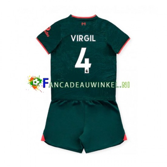 Liverpool Wedstrijdshirt met Korting Virgil van Dijk 4 3rd Kind 2022-23 Korte Mouw