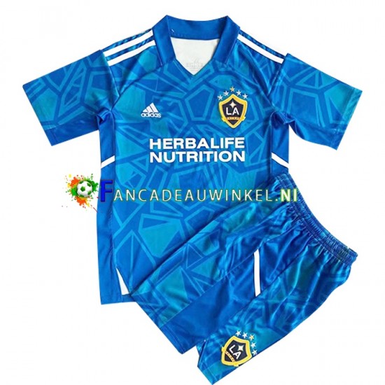 Los Angeles Galaxy Wedstrijdshirt met Korting Keepersshirt Uit Kind 2022-23 Korte Mouw