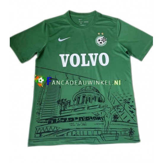 Maccabi Haifa Wedstrijdshirt met Korting Commemorative Edition Thuis Heren 2022-23 Korte Mouw