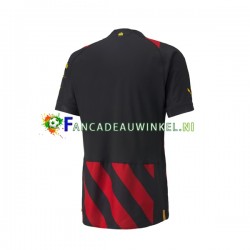 Manchester City Wedstrijdshirt met Korting Uit Heren 2022-23 Korte Mouw