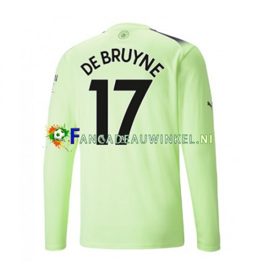 Manchester City Wedstrijdshirt met Korting De Bruyne 17 3rd Heren 2022-23 Lange Mouw