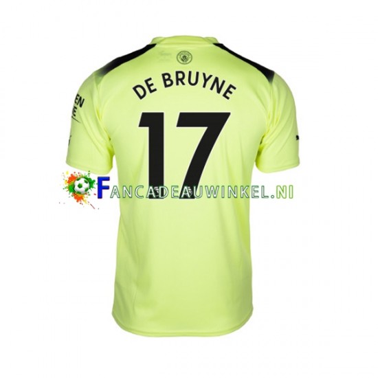 Manchester City Wedstrijdshirt met Korting De Bruyne 17 3rd Heren 2022-23 Korte Mouw