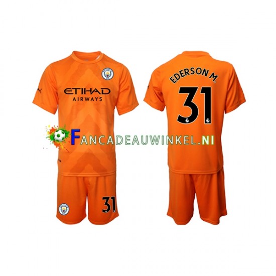 Manchester City Wedstrijdshirt met Korting Ederson M. 31 Keepersshirt 3rd Kind 2022-23 Korte Mouw