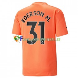 Manchester City Wedstrijdshirt met Korting Ederson M. 31 Keepersshirt 3rd Heren 2022-23 Korte Mouw