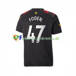 Manchester City Wedstrijdshirt met Korting Foden 47 Uit Heren 2022-23 Korte Mouw