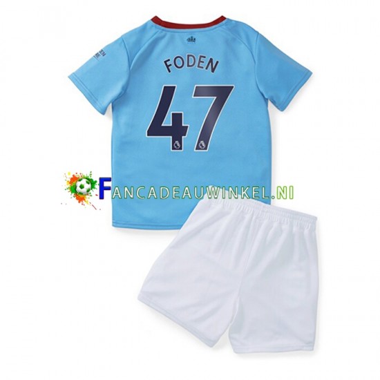 Manchester City Wedstrijdshirt met Korting Foden 47 Thuis Kind 2022-23 Korte Mouw