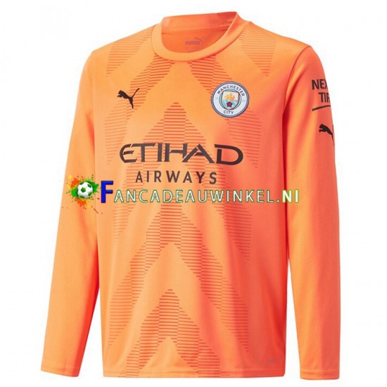 Manchester City Wedstrijdshirt met Korting Keepersshirt 3rd Heren 2022-23 Lange Mouw