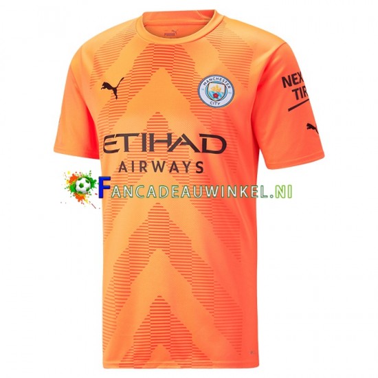 Manchester City Wedstrijdshirt met Korting Keepersshirt 3rd Heren 2022-23 Korte Mouw