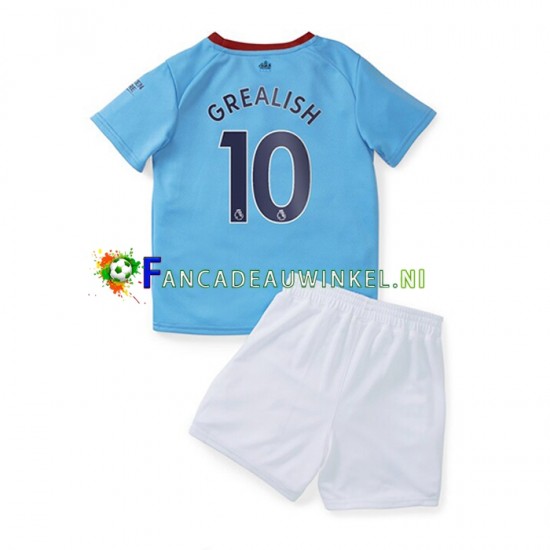 Manchester City Wedstrijdshirt met Korting Grealish 10 Thuis Kind 2022-23 Korte Mouw