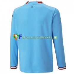 Manchester City Wedstrijdshirt met Korting Thuis Heren 2022-23 Lange Mouw