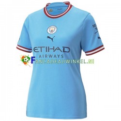 Manchester City Wedstrijdshirt met Korting Thuis Dames 2022-23 Korte Mouw
