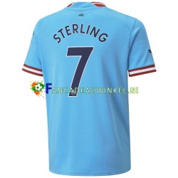 Manchester City Wedstrijdshirt met Korting Sterling 7 Thuis Heren 2022-23 Korte Mouw