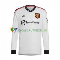 Manchester United Wedstrijdshirt met Korting Uit Heren 2022-23 Lange Mouw