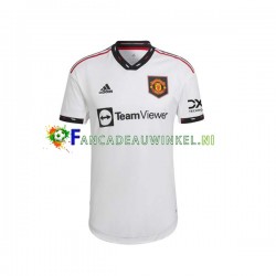 Manchester United Wedstrijdshirt met Korting Uit Heren 2022-23 Korte Mouw