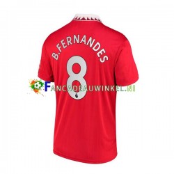 Manchester United Wedstrijdshirt met Korting Bruno Fernandes 8 Thuis Heren 2022-23 Korte Mouw