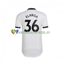Manchester United Wedstrijdshirt met Korting Elanga 36 Uit Heren 2022-23 Korte Mouw