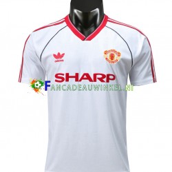 Manchester United Wedstrijdshirt met Korting 1988 Retro Uit Heren Korte Mouw