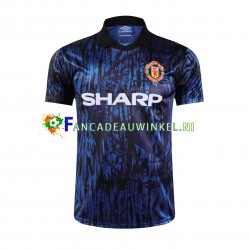 Manchester United Wedstrijdshirt met Korting 1993 Retro Uit Heren Korte Mouw