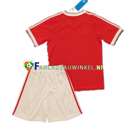 Manchester United Wedstrijdshirt met Korting 1984 Retro Thuis Kind Korte Mouw