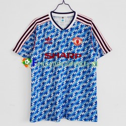 Manchester United Wedstrijdshirt met Korting 1992 Retro Thuis Heren Korte Mouw