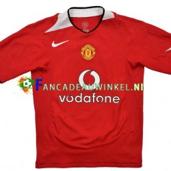Manchester United Wedstrijdshirt met Korting Retro Thuis Heren 2004-2006 Korte Mouw