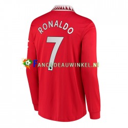 Manchester United Wedstrijdshirt met Korting Ronaldo 7 Thuis Heren 2022-23 Lange Mouw