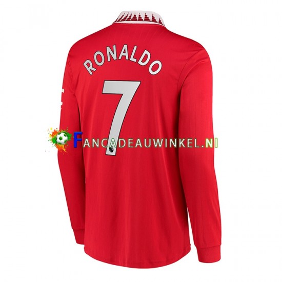 Manchester United Wedstrijdshirt met Korting Ronaldo 7 Thuis Heren 2022-23 Lange Mouw