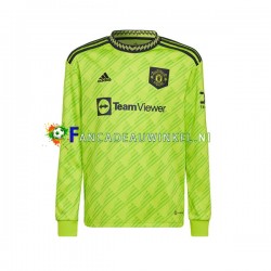 Manchester United Wedstrijdshirt met Korting 3rd Heren 2022-23 Lange Mouw