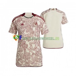 Mexico Wedstrijdshirt met Korting Uit Dames WK 2022 Korte Mouw