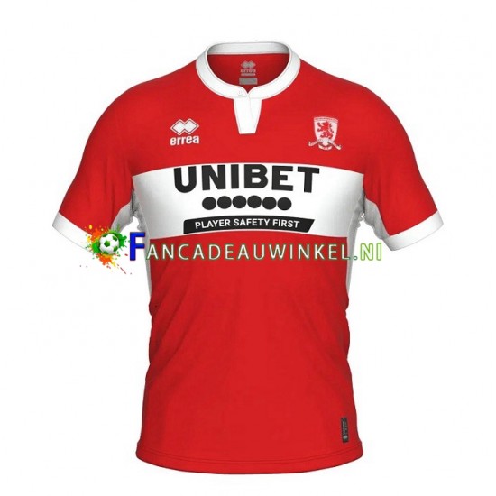 Middlesbrough Wedstrijdshirt met Korting Thuis Heren 2022-23 Korte Mouw