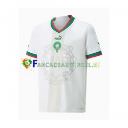 Marokko Wedstrijdshirt met Korting Uit Heren WK 2022 Korte Mouw