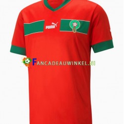 Marokko Wedstrijdshirt met Korting Thuis Heren WK 2022 Korte Mouw