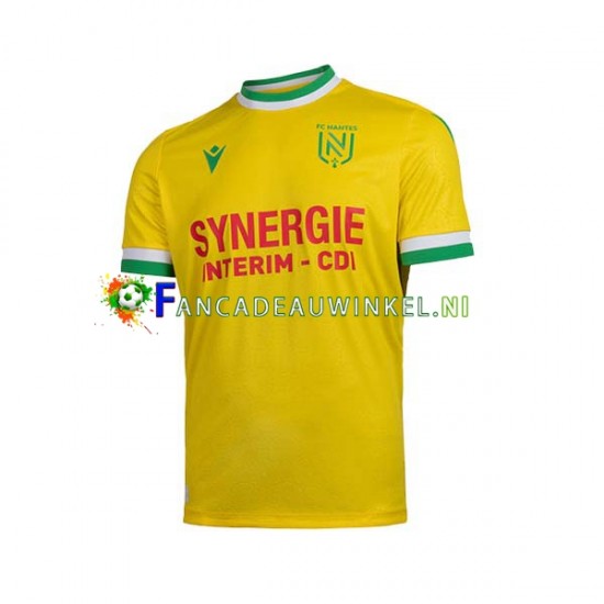 Nantes Wedstrijdshirt met Korting Thuis Heren 2022-23 Korte Mouw