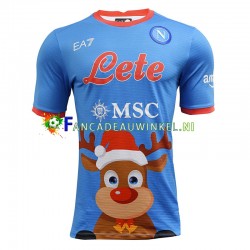 Napoli Wedstrijdshirt met Korting Xmas Thuis Heren 2022-23 Korte Mouw