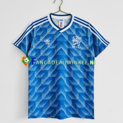 Nederland Wedstrijdshirt met Korting 1988 Retro Uit Heren Korte Mouw