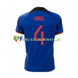Nederland Wedstrijdshirt met Korting Virgil 4 Uit Heren WK 2022 Korte Mouw