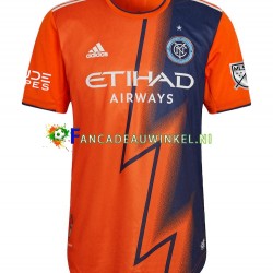 New York City Wedstrijdshirt met Korting FC Uit Heren 2022-23 Korte Mouw