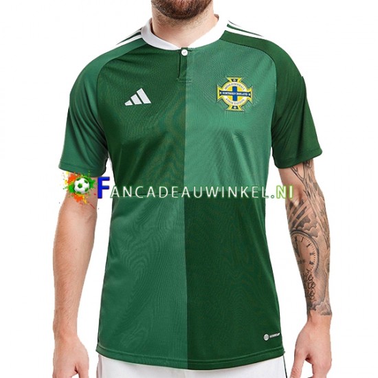 Noord-Ierlan Wedstrijdshirt met Korting Thuis Heren 2022-23 Korte Mouw