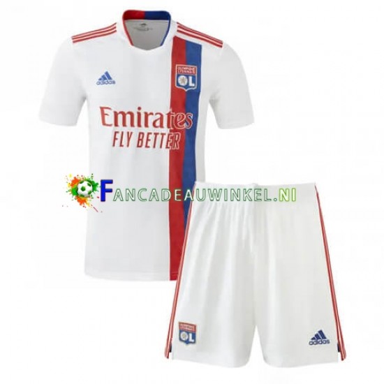 Olympique Lyonnais Wedstrijdshirt met Korting Thuis Kind 2022-23 Korte Mouw