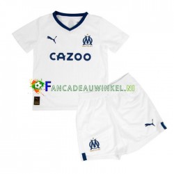 Olympique Marseille Wedstrijdshirt met Korting Thuis Kind 2022-23 Korte Mouw