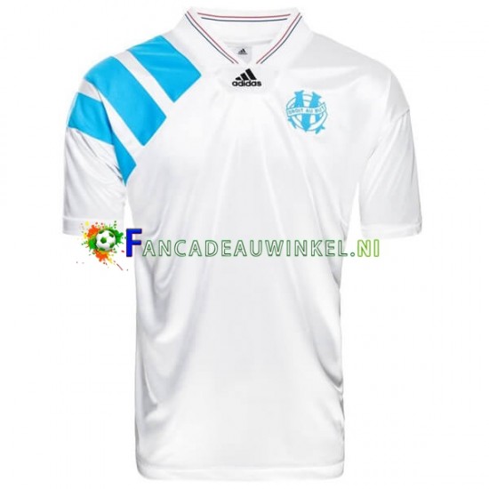 Olympique Marseille Wedstrijdshirt met Korting 1993 Thuis Heren Korte Mouw