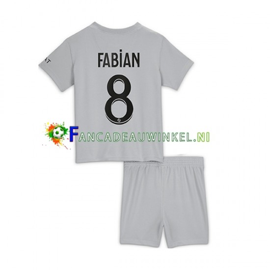 Paris Saint-Germain Wedstrijdshirt met Korting Fabian 8 Uit Kind 2022-23 Korte Mouw