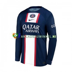 Paris Saint-Germain Wedstrijdshirt met Korting Thuis Heren 2022-23 Lange Mouw
