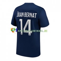 Paris Saint-Germain Wedstrijdshirt met Korting Juan Bernat 14 Thuis Heren 2022-23 Korte Mouw