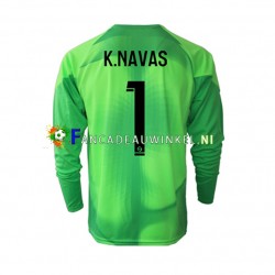 Paris Saint-Germain Wedstrijdshirt met Korting Keylor Navas 1 Keepersshirt Thuis Heren 2022-23 Lange Mouw